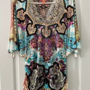 Elegant Multicolor Women's Tunic Top